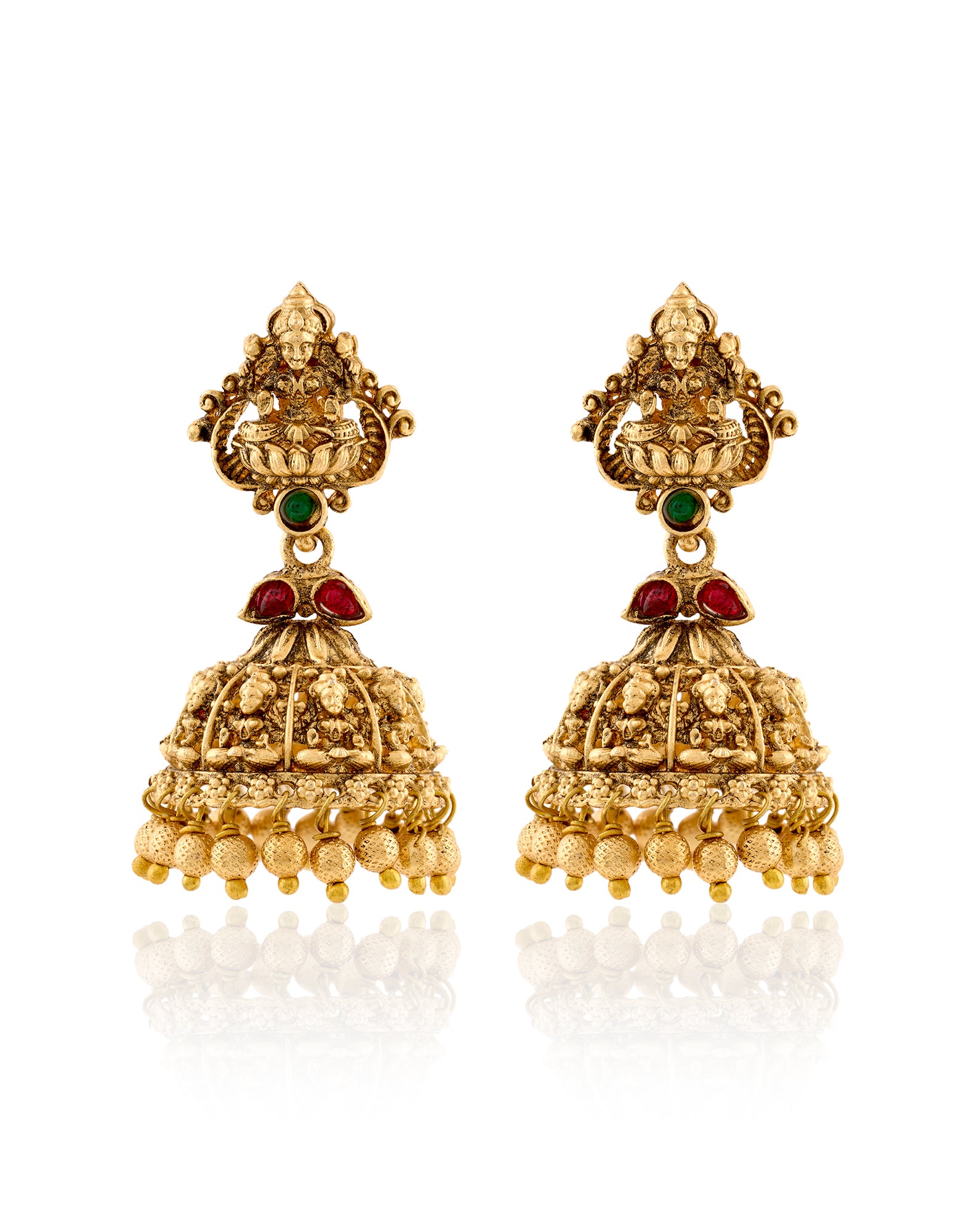 Sharvari Temple Jhumkas