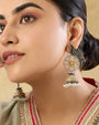Zavini Oxidised Silver Earrings