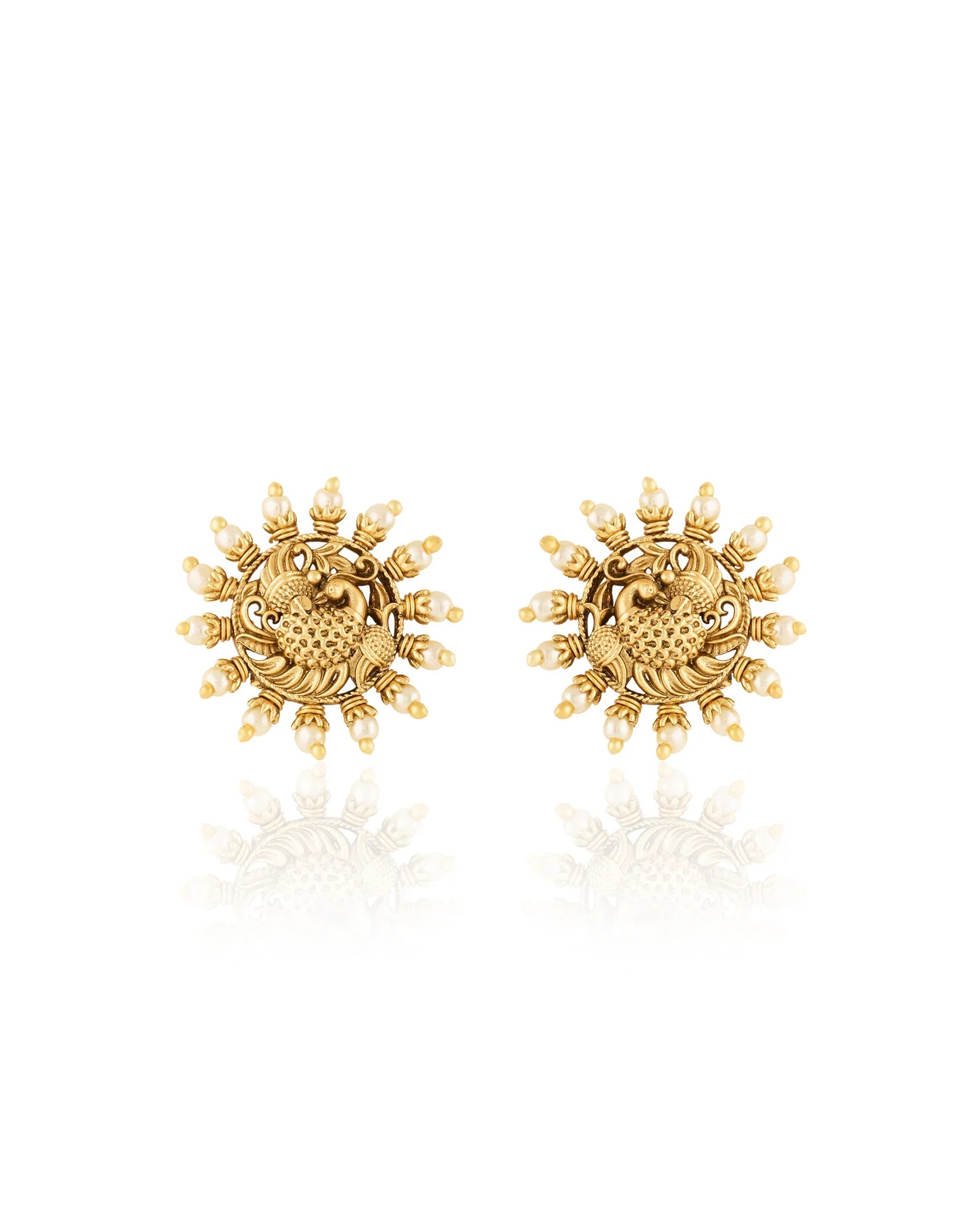 Taniree Temple Stud Earrings