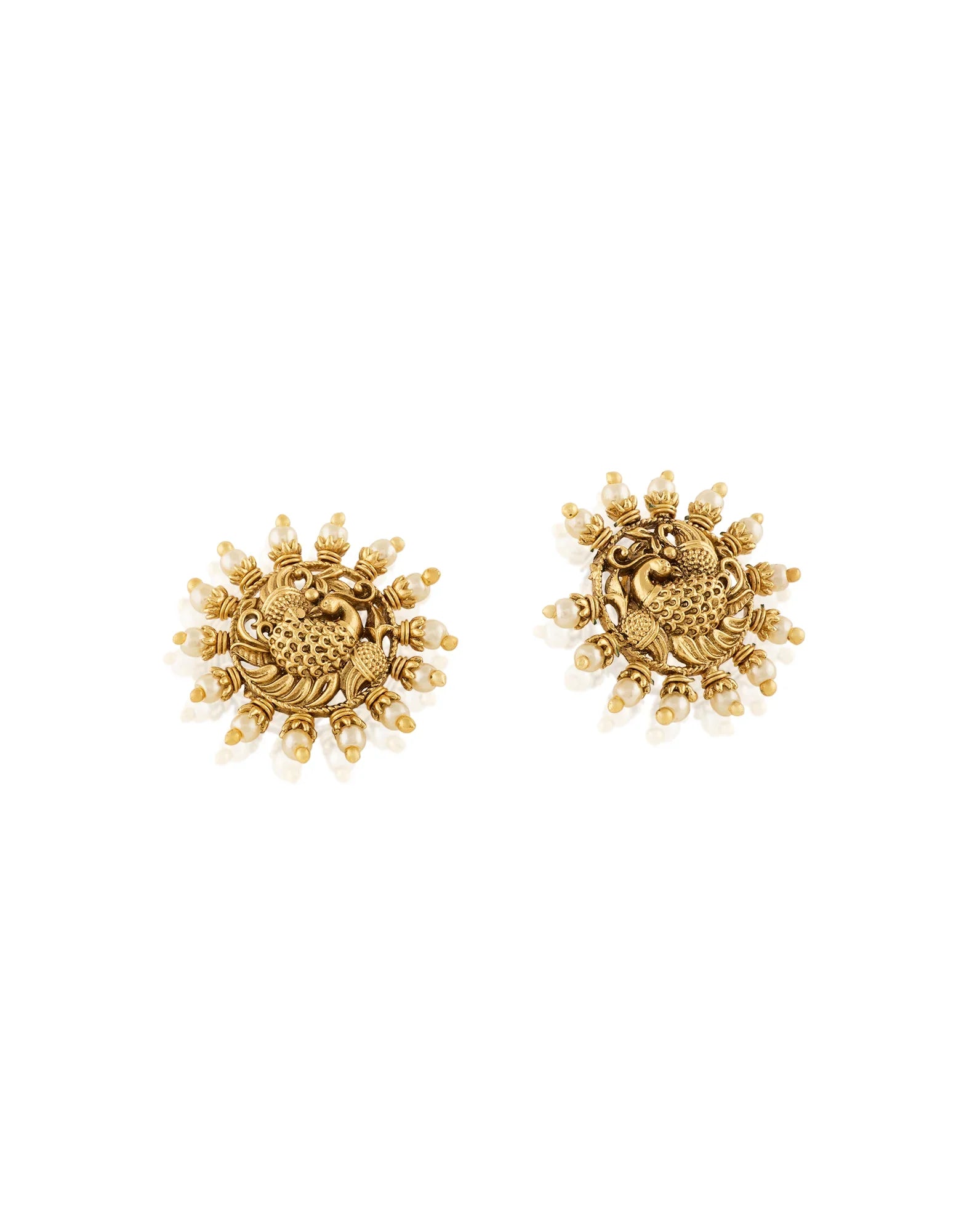 Taniree Temple Stud Earrings