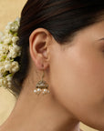 Kelara Temple Jhumka Earrings