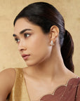 Olysha Zircon Hoop Earrings