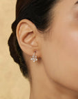 Sayoniya Zircon Stud Earrings