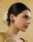 Pravisha Oxidised Silver Studs