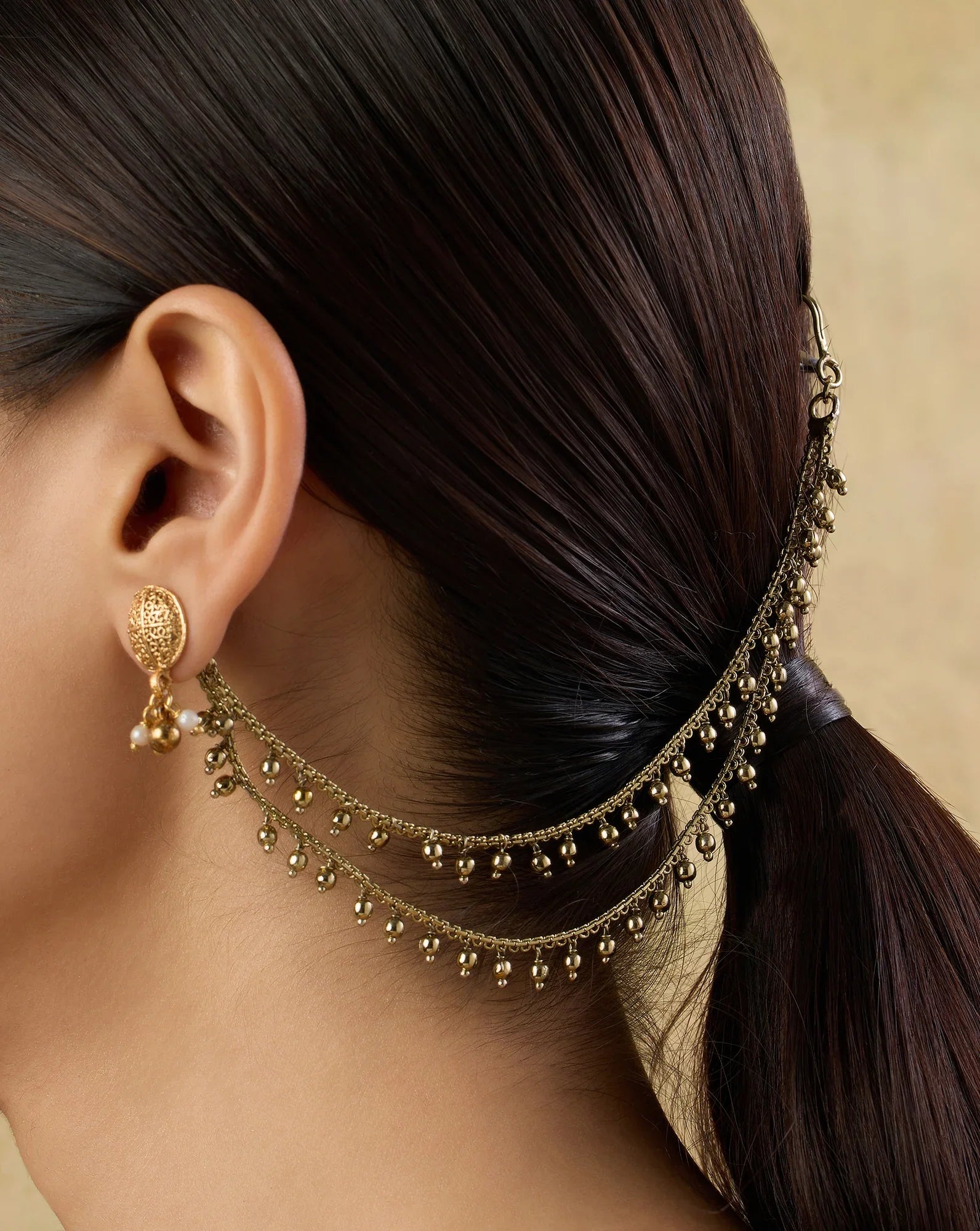 Elviraa Temple Ear Chain