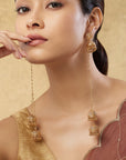 Ishvisha Temple Jhumka Earrings