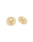 Keshira Kundan Polki Stud Earrings