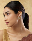 Keshira Kundan Polki Stud Earrings