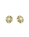 Selvini Kundan Polki Stud Earrings
