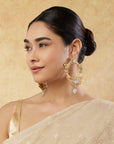 Tavriya Kundan Polki Dangler Earrings