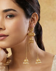 Kashmiri Kundan Polki Dangler Earrings