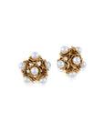Zianira Kundan Polki Stud Earrings