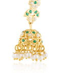 Patra Jadau Jhumki Earrings