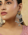 Neezam Oxidised Dangler Earrings