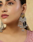 Neezam Oxidised Dangler Earrings