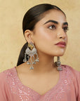 Neezam Oxidised Dangler Earrings
