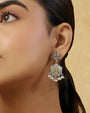 Oxidised Silver Dangler Earrings