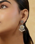 Dhenu Oxidised Dangler Earrings