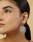 Omshi Oxidised Dangler Earrings
