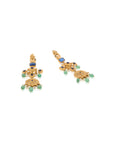 Rivya Gold Dangler Earrings