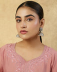 Nelli Oxidised Jhumka Earrings
