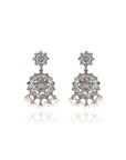 Manya Oxidised Dangler Earrings