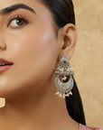 Saera Oxidised Dangler Earrings