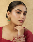 Vynaa Gold Dangler Earrings