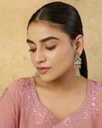 Aayvi Oxidised Dangler Earrings