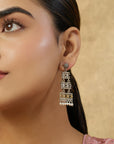 Zira Oxidised Dangler Earrings