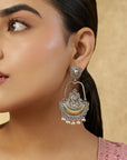 Kavna Oxidised Dangler Earrings