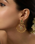 Khambi Temple Dangler Earrings