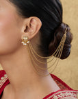 Ishma Temple Ear Chain