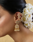 Jeevira Kundan Polki Ear Cuff
