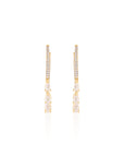 Amvika Zircon Hoops