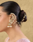 Meervra Kundan Polki Ear Cuffs