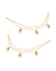 Temple Gold Ear Chains
