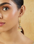 Temple Pearl Gold Jhumkas