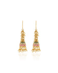 Temple Pearl Gold Jhumkas