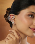 Zircon Spiral Ear Cuff