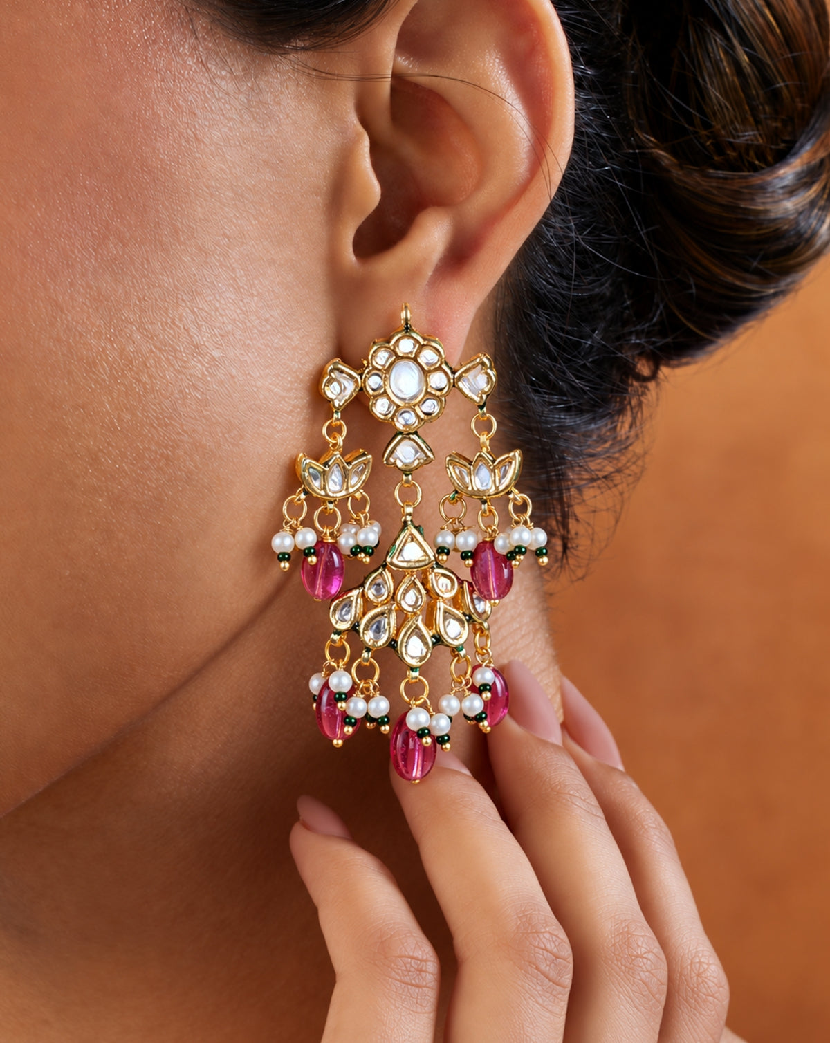 Kundan Festive Dangler Earrings