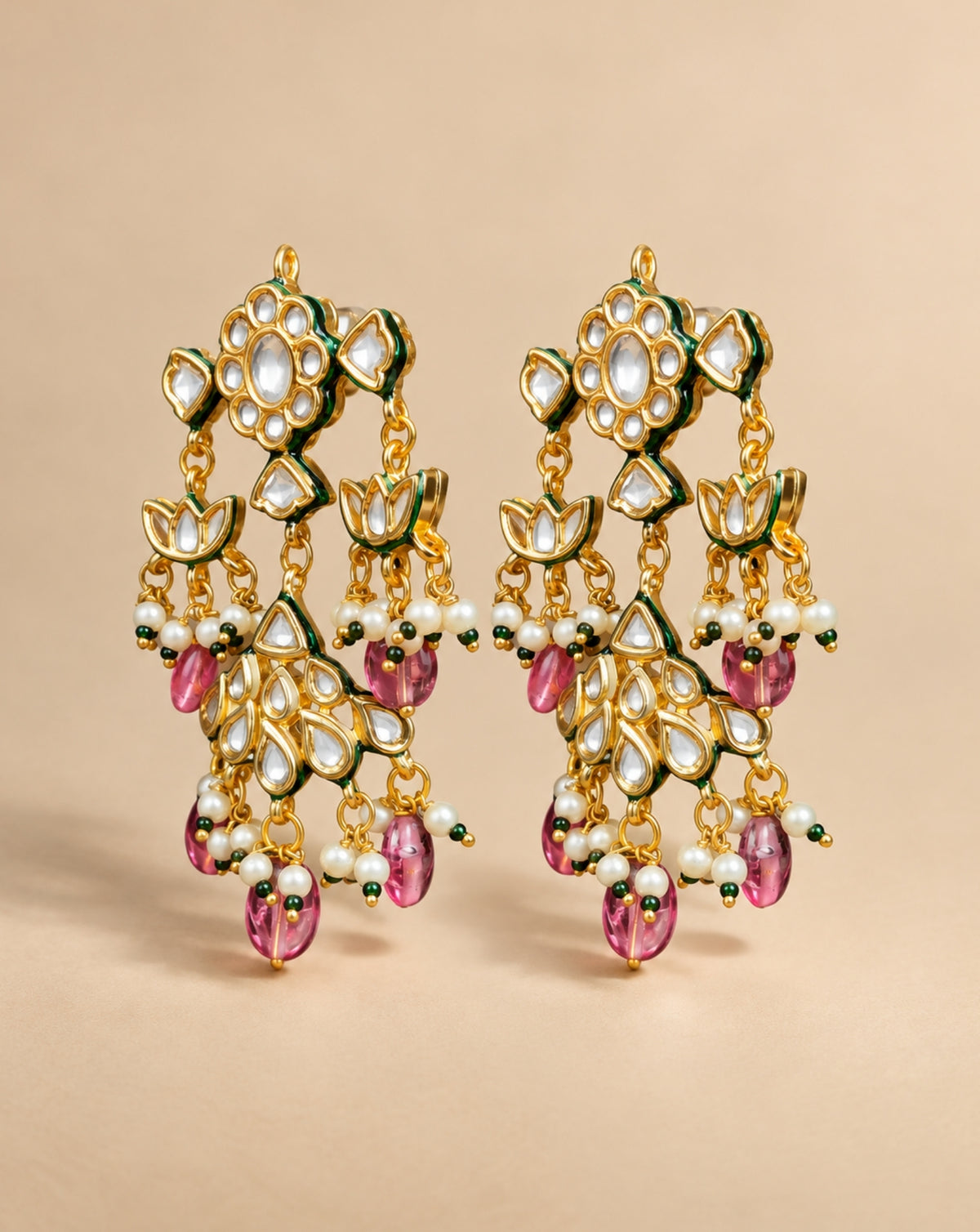 Kundan Festive Dangler Earrings