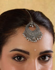 Chamki Oxidised Maang Tikka