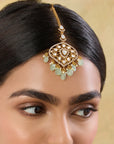 Kundan Gold Festive Maang Tikka