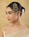 Kundan Polki Gold Passa for Women