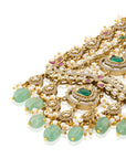 Kundan Polki Gold Passa for Women
