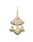 Emerald Kundan Polki Gold Passa