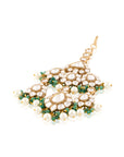 Emerald Kundan Polki Gold Passa