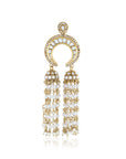 Chanda Gold Pearl Kundan Hair Brooch