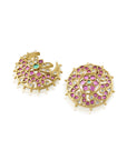 Gold Temple Hair Brooch Set